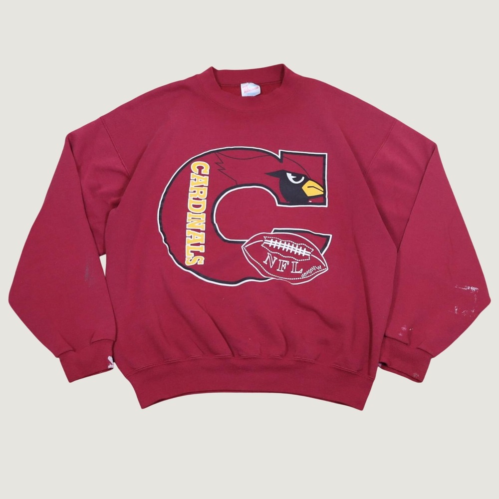 Vintage Phoenix‎ Cardinals NFL Crewneck Hanes USA Made 90s Sweatshirt
